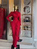 Women High Neck Cutout Back Stacked Ruched Bodycon Midi Maxi Dress Street Sexy Party Education Long Dresses Vestido