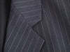 Fall/Winter Women's Street oversized pinstripe shoulder-padded loose suit jacket for women