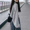 Autumn Y2K Shrug Long Sleeve Cardigan for Women Korean Hollow Out Knitted Coat Harajuku Loose Lightweight Shawl Tops