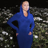 High Street Red Christma Hooded Long Sleeve Maxi Dress for Woman Slim Solid Bodycon Party Vestidos Elegant Autumn Dresses