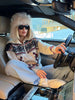 Contrast Skiing Jacquard Sweater For Women Elegant Long Sleeve Zipper Knitted Cardigan Jackets Street Lady Chic Outerwear