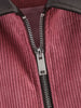 Spring Pink Casual Jacket Women's Loose Fit Streetwear Front Zipper Pockets Lounge Wear Daily Outerwear