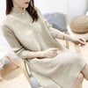 Women Pleated Single Breasted Dress Stand Theree Quarter Sleeve Tide Spring 2F0095
