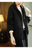 Hooded Casual Coat Women High End Mother Jacket Autumn Winter Korean Patchwork Outwear With Short Zipper Basic Coat