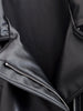 Women Black Short Faux Leather Trench Coat Long Sleeve Lapel Jacket With Belt Vintage Lady Motorcycle Jacket Outwear