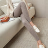 100% Merino Wool Striped Leggings Women's Winter Warm Knitted Tights Solid Color Women's Trousers