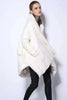 Winter Big Size Down Coat For Women Irregular Design A-line Solid Color Loose Mid Length Clothing 2VV223