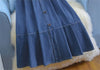 Women Large Size 5XL Cowboy Skirt Design Sense Niche Ladies Denim Maxi Skirt Feminine High Waist Jeans Long Skirts