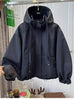 Korean Trench Coat Women Spring Autumn Loose Long Sleeve Casual All-Match Hooded Windbreaker Outerwear Ladies Overcoat