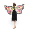1pc Womens Butterfly Wings Polyester Butterfly Cape for Stage Dress-up Shawl Cloak Fancy Dress Costume 150x70cm