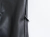 Women's Faux Leather Pants High Waist Straight Leg Trousers Female Streetwear Stylish Stretch Pencil Pants
