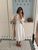 Women Solid Casual Long Trench Coat Lapel Collar Single Breasted Batwing Sleeve Windbreaker Streetwear Oversized Outerwears