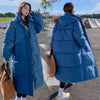 Winter Women Jacket Warm Parkas Female Thicken Puffer Coat Cotton Padded Parka Long Hooded Outwear Loose Women Snow Jac