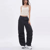 Y2K Parachute Pants Women Harajuku Streetwear Wide Leg Baggy Sweatpants Female Vintage Hip Hop Joggers Cargo Trousers