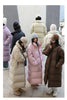 Women Down Coats Long Thick Warm Down Jackets Overcoat White Duck Down Loose Casual Jacket Autumn Winter