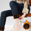 Women's Fleece Warm Winter Jeans Thicken Elastic Skinny Pencil Pants Korean Slim Plush Thermal Leggings Trousers