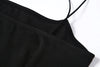 Dresses Woman Slim Waist Solid Color Split Camisole Skirt