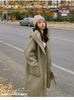 Autumn Winter Korean Loose Women Down Cotton Coat Hooded Medium Length Cotton Coat Large Pocket Windproof Coat