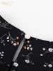 Elegant Loose Slim Womens Dress Casual O-Neck Long Sleeve Office Midi Dresses Ruffle Patchwork Female Dress