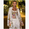 Floral Print Pants 3-piece Set Women Elegant Oversized Blazer Corset Top Sling Top Suit Lady Holiday Bohemian Outfit