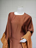 Eid Muslim Abaya Women Dress Satin Bat Sleeve Vestidos Largos Party Dresses Arab Long Robe Morocco Dubai Kaftan Silky Jalabiya