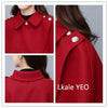 Women's Woolen Shaw Coat Autumn Winter Korean Version Short Ladies Jacket Temperament Elegant Femme Woolen Outerwear