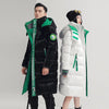 Winter Puffer Parkas Coat Womens Thicken Warm Long Down Cotton Coat Oversized Cotton-Padded Jacket Windproof Hooded Overcoat