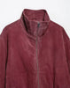 Women Dusty Pink Faux Suede Cropped Jacket Chic Full Zip Stand Collar Elastic Hem Short Coat Autumn Casual Street Outwear