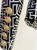 High Street Designer Jacket Women's Double Breasted Lion Buttons Geometrical Jacquard Blazer