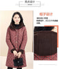 Winter Coat Vintage Velvet And Thickening Single breasted Cotton Coat for Women Fit Cotton Clip Warm Long Parka Plaid Coat