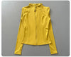Women Full Zip Long Sleeve Athletic Jacket Thumb Holes Slim Fit Quick Dry Running Gym Yoga Fitness Sports Coat