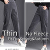 Plus Size Autumn Winter Plush Thick Thin Elegant Women's Pants High Waist Fleece Pencil Pants Corduroy Leggings OL Trousers