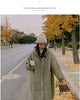 Autumn Winter Korean Loose Women Down Cotton Coat Hooded Medium Length Cotton Coat Large Pocket Windproof Coat