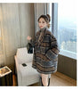 Checkered Coat for Women Spring Korean Edition Retro Western Style Reduced Age Small Fragrant Whisper Coat for Women WF