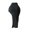 Letter Embroidery Asymmetrical Denim Skirts Women Vintage Button Fly High Waist Stretch Jeans Calf-length Skirt Bottoms