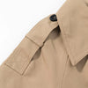 Brown Trench Coat Woman Long Sleeve Urban Solid Cropped Women's Trench Coat Casual Classic Jackets Outerwears