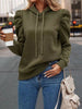 Autumn Gothic Style Casual Long-Sleeved Hooded Short Sweater Jacket Women Zipper Sports Hoodies Y2K Sweatshirt
