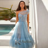 Chic Evening Dresses for Women Rhinestones One-Shoulder Trumpet Sweep Train Pleat Satin Vestido De Noche Customized