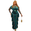 Bodycon Long Maxi Dress African Dresses for Women Sexy Spring African Women Long Sleeve Plus Size Long Dress