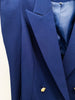 High Street Runway Designer Jacket Women Peak Strong Shoulder Lion Buttons Double Breasted Blazer Pants