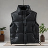 2025New Women Autumn Winter Down Cotton Vest short Stand-up Collar Cotton Vest Vest With Everything On The Shoulder Coat