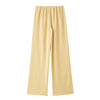 Spring and Autumn Women Solid Color Casual Shirts Loose Full Length Pants Two Pieces Sets