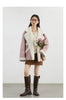 Women Faux Leather Coat Single Breasted Loose Casual Motorcycle Suit Suede Fur Jacket Female Top Autumn Winter