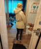 Detachable Pai Overcomes Women's Winter Casual Down Cotton Thicken Hooded Coat Female loose Warm Wool Overcoat