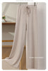 100% Merino Wool High Waist Knitted Pants Female Korean Wide Leg Pants Autumn and Winter Wool Pants Solid Color Casual Pants