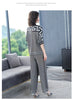 Two piece Women's Knitwear Casual Sets Spring Autumn Loose Temperament Pullover Tops+Wide leg Pants Female