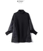 Women's Parkas Autumn Winter Loose Mid Long Casual Splicing knitted Warm Female Jacket Outwear Overcoat Woman