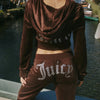 Women's Hooded Sweatshirt Suit Zipper Cardigan Diamond Street Velvet Casual Female Pants 2-piece Set