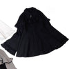Vintage Lolita Style Mini Dress Set Women Gothic Y2k Loose Flare Sleeve Fake Two Pieces Party Dresses Female Kawaii Cute Vestido