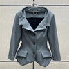 women's jacket single breasted slim fit women's coat for autumn waist cinching slim fit women's suit jacket y2k blazer